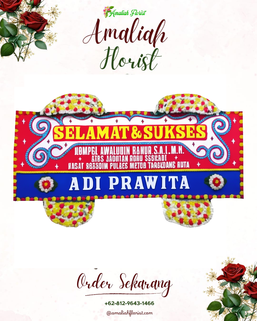 Papan Bunga Ucapan Selamat Blora